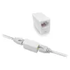 Modulárny RJ-45 konektor samec ACT AC4105 biely pripojenie 1 RJ-45 pripojenie 2 RJ-45