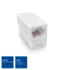 Modulárny RJ-45 konektor samec ACT AC4105 biely pripojenie 1 RJ-45 pripojenie 2 RJ-45