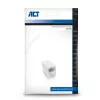 Modulárny RJ-45 konektor samec ACT AC4105 biely pripojenie 1 RJ-45 pripojenie 2 RJ-45