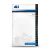 ACT Modulárny CAT5E RJ-45 konektor samec ACT AC4110 strieborný transparentný 10 ks
