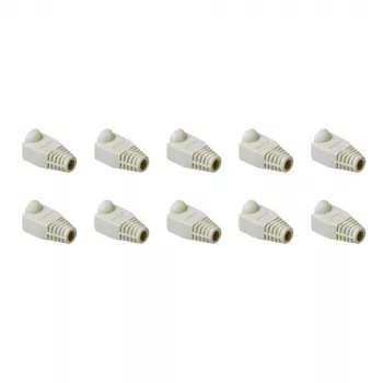 ACT UTP káblové priechodky, RJ45, káblová priechodka, sivá, RJ45, 10 kusov