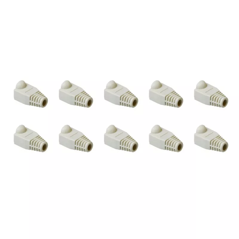 ACT UTP káblové priechodky, RJ45, káblová priechodka, sivá, RJ45, 10 kusov
