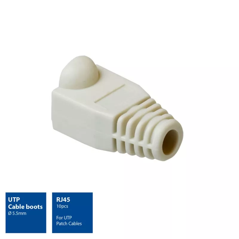 ACT UTP káblové priechodky, RJ45, káblová priechodka, sivá, RJ45, 10 kusov