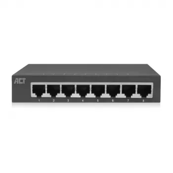 Neřízený switch ACT AC4418 8 portov Gigabit Ethernet 10/100/1000