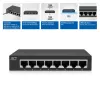 Neřízený switch ACT AC4418 8 portov Gigabit Ethernet 10/100/1000