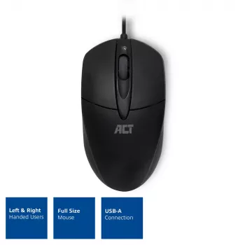ACT Káblová optická myš 1000 DPI, USB