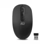 ACT Bezdrôtová myš 1200 DPI, obojručná, RF Wireless, 1200 DPI, čierna