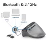 ACT Bezdrôtová ergonomická myš s Bluetooth a USB-C/USB-A