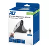 ACT Bezdrôtová ergonomická myš s Bluetooth a USB-C/USB-A
