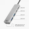 USB Hub ACT AC6125 3.2 Gen 1 Type-A 5000 Mbit/s sivý