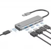 USB Hub ACT AC6125 3.2 Gen 1 Type-A 5000 Mbit/s sivý