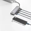 USB Hub ACT AC6125 3.2 Gen 1 Type-A 5000 Mbit/s sivý