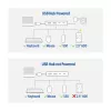 USB Hub ACT AC6125 3.2 Gen 1 Type-A 5000 Mbit/s sivý
