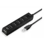 USB Hub ACT AC6215 480 Mbit/s čierny