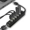 USB Hub ACT AC6215 480 Mbit/s čierny