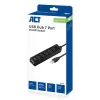 USB Hub ACT AC6215 480 Mbit/s čierny