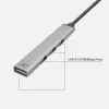 ACT AC6225 USB 2.0 Hub 480 Mbit/s sivý hliník