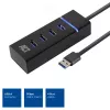 ACT AC6300 USB 3.2 Gen 1 Hub Type-A 5000 Mbit/s čierna