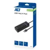 ACT AC6300 USB 3.2 Gen 1 Hub Type-A 5000 Mbit/s čierna