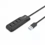 ACT AC6320 Rozhranie Hub USB 3.2 Gen 1 (3.1 Gen 1) Type-A 5000 Mbit/s čierny