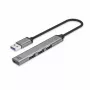 ACT AC6325 USB 3.2 Gen 1 Type-A Hub 5000 Mbit/s sivá
