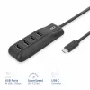 ACT AC6420 Rozhranie Hub USB 3.2 Gen 1 (3.1 Gen 1) Type-C 5000 Mbit/s čierny