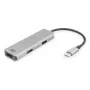 ACT USB-C 4K multiport adaptér pre 2 HDMI monitory, USB-A dátový konektor