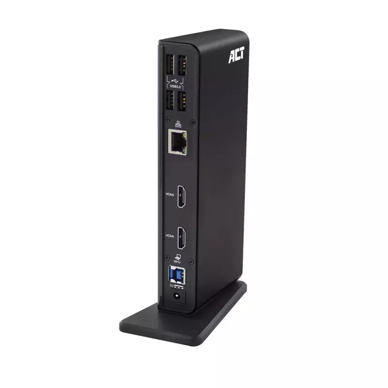 ACT Univerzálna USB-C alebo USB-A dokovacia stanica, pre 2 HDMI monitory, DisplayLink