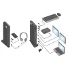 ACT Univerzálna USB-C alebo USB-A dokovacia stanica, pre 2 HDMI monitory, DisplayLink