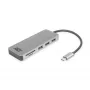 ACT USB-C Hub 3.0, 3x USB-A, čítačka kariet, PD priechod