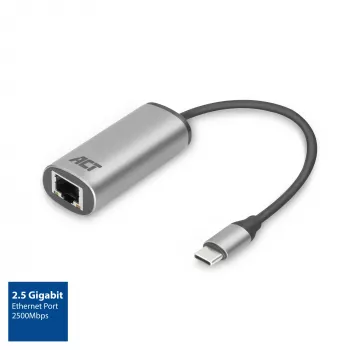 USB Hub ACT AC7081 Type-C 2500 Mbit/s hliník