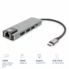 ACT USB-C 4K dokovacia stanica pre 1 HDMI monitor, Ethernet, USB-A, PD priechod