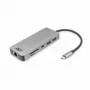 ACT USB-C 4K dokovacia stanica pre 1 HDMI monitor, Ethernet, USB-C, USB-A, čítačka kariet a PD priechod