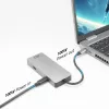 ACT USB-C 4K dokovacia stanica pre 1 HDMI monitor, Ethernet, USB-C, USB-A, čítačka kariet a PD priechod