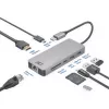 ACT USB-C 4K dokovacia stanica pre 1 HDMI monitor, Ethernet, USB-C, USB-A, čítačka kariet a PD priechod