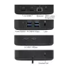ACT Univerzálna USB-C dokovacia stanica 4K, pre 2 HDMI/DisplayPort monitory, DisplayLink, kompaktný dizajn