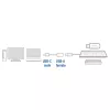 ACT USB 3.0 kábel OTG USB-C konektor samec na USB-A konektor samica 0,2 m 5 Gbit/s