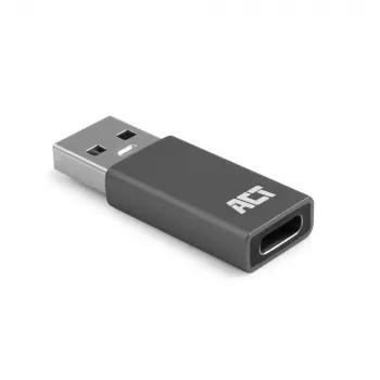 USB-A na USB-C adaptér ACT AC7375 sivý