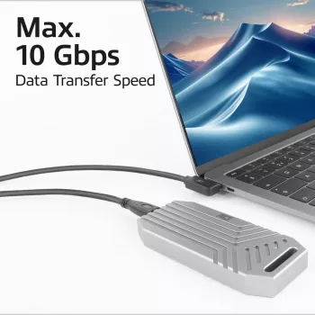 ACT USB 3.0 uhlový kábel USB-C 2 metre 5 Gbit/s čierny