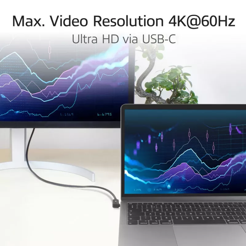 ACT USB 3.0 uhlový kábel USB-C 2 metre 5 Gbit/s čierny