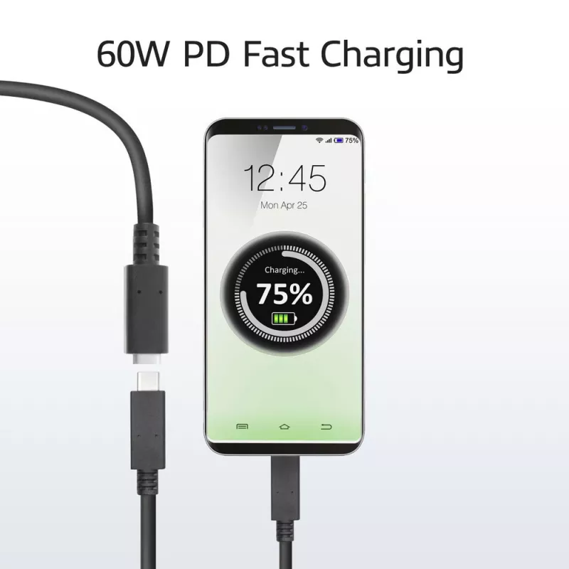 ACT USB 3.0 predlžovací kábel USB-C 2 metre 5 Gbit/s čierny