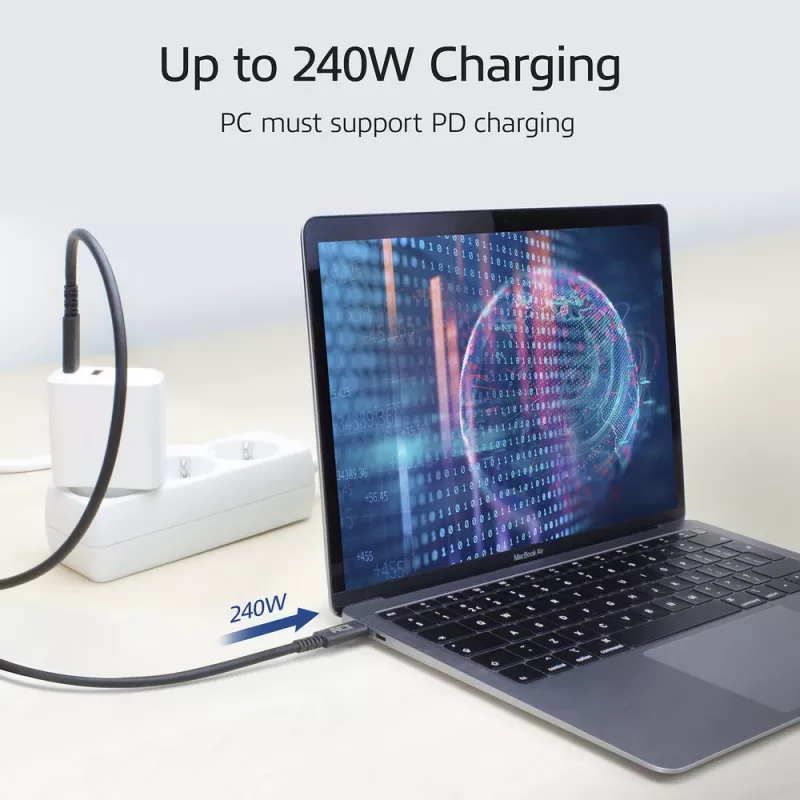 ACT USB4® 20Gbps kábel, USB-C, USB-IF certifikovaný, 1 meter