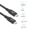ACT USB 3.0 10Gbps 60W USB Type-C kábel 0,5 m čierna