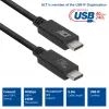 ACT USB4® 40Gbps 240W USB Type-C® kábel, USB-IF certifikovaný, 0,8 metra