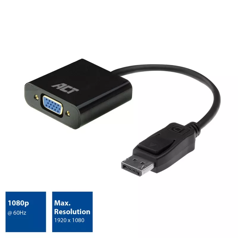 DisplayPort na VGA adaptér ACT AC7515