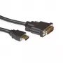 ACT 2 metre HDMI na DVI-D adaptérový kábel, HDMI-A konektor samec – DVI-D Single-Link konektor samec 18+1