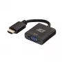 ACT 0,15 metra, HDMI-A konektor samec na VGA konektor samica adaptér, s audiom