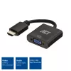ACT 0,15 metra, HDMI-A konektor samec na VGA konektor samica adaptér, s audiom