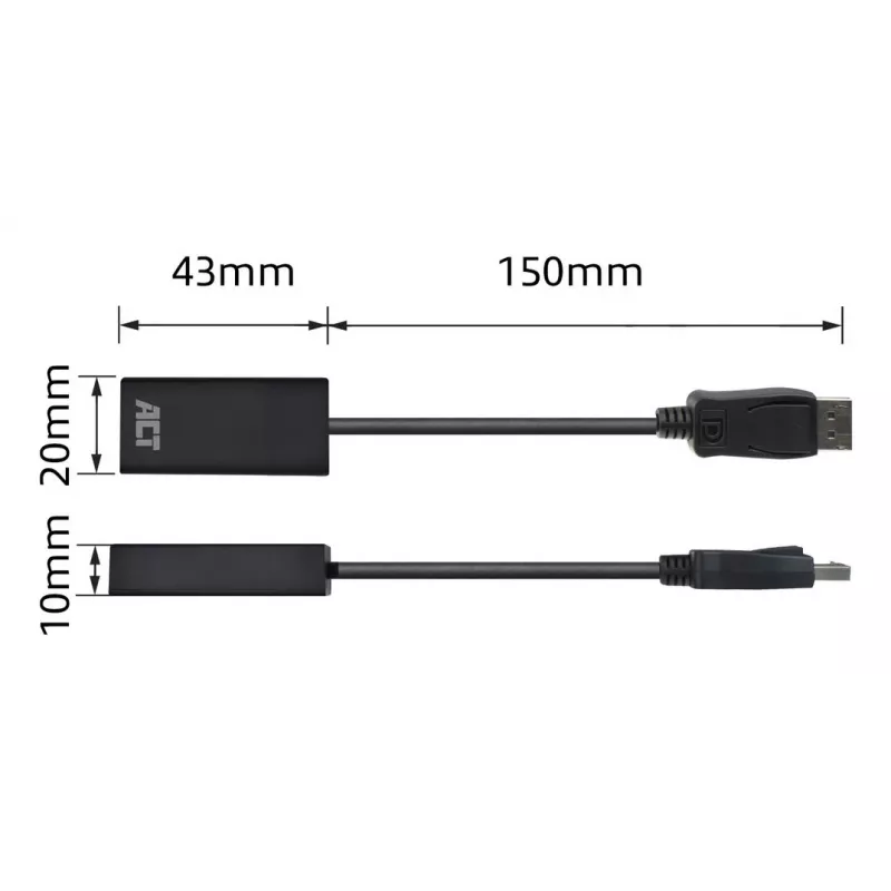 DisplayPort na HDMI adaptér ACT AC7555