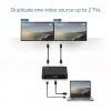 ACT 4K HDMI 1.4 splitter 2 porty 3840 x 2160 pixelov čierna